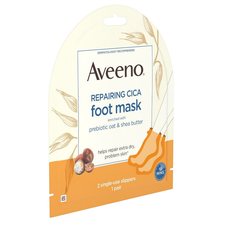 Aveeno Repairing CICA Moisturizing Foot Mask with Oat 1 Pair