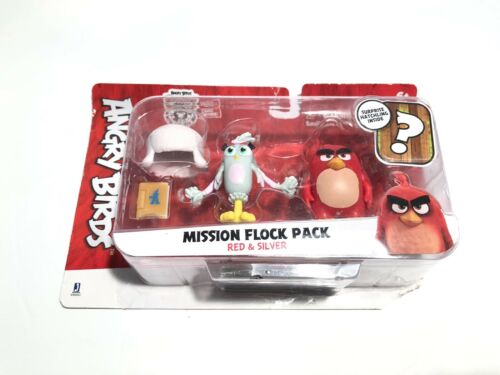 Angry Birds Mission Flock Pack Red & Silver Figure 2-Pack