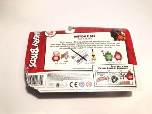 Angry Birds Mission Flock Pack Red & Silver Figure 2-Pack