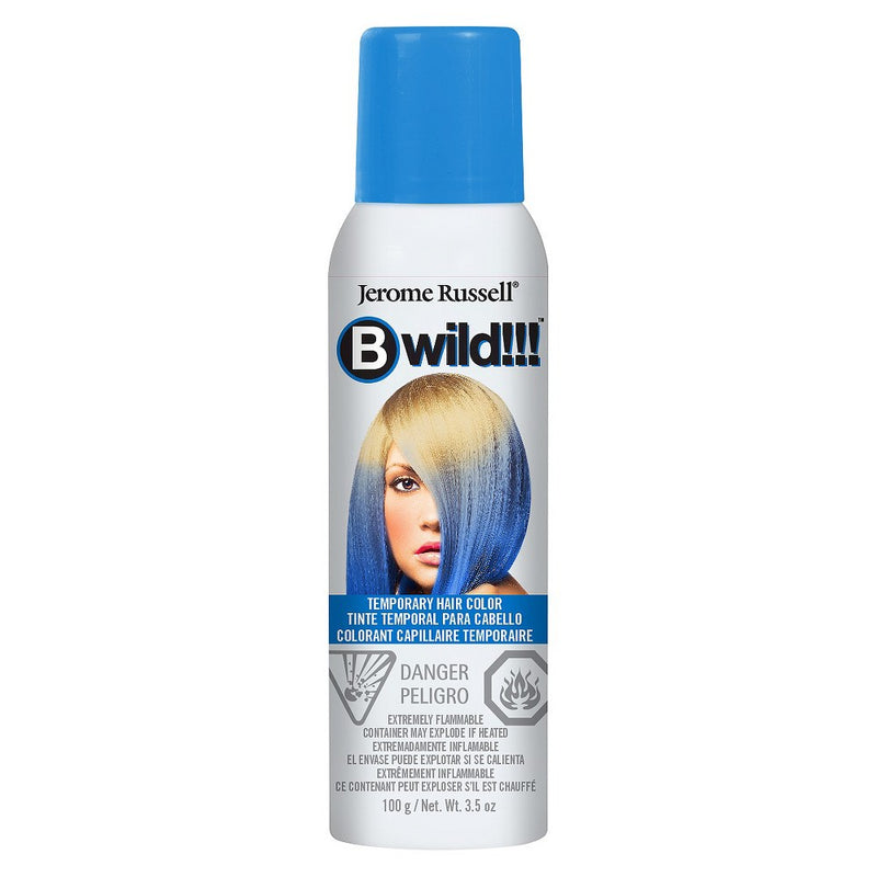 Jerome Russell Bwild Temporary Hair Color Spray Blue - 3.5oz