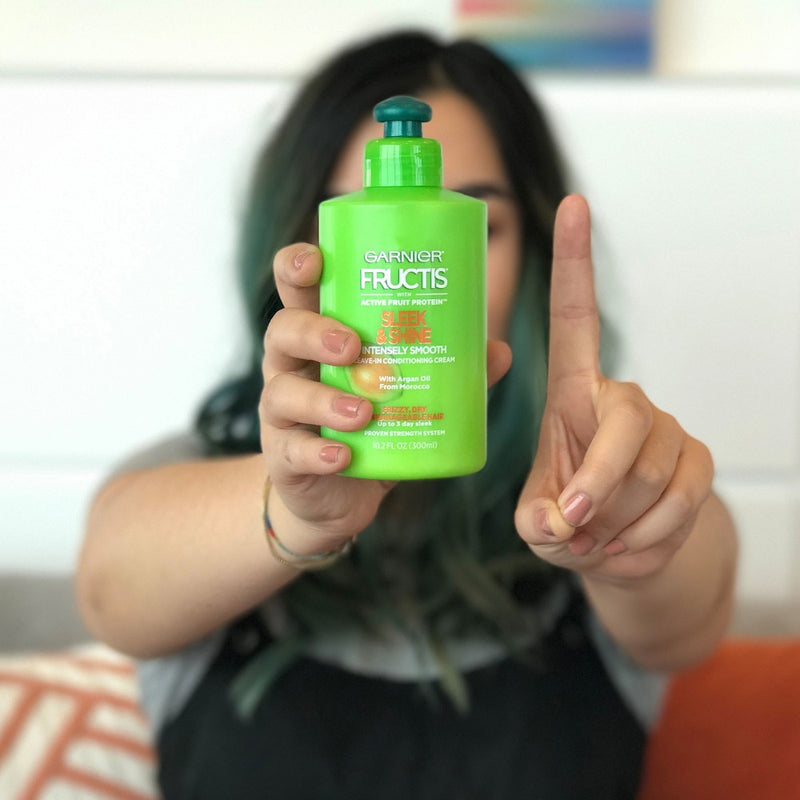 Garnier Fructis Sleek & Shine Intensely Smooth Leave-In Conditioning Cream - 10.2 fl oz