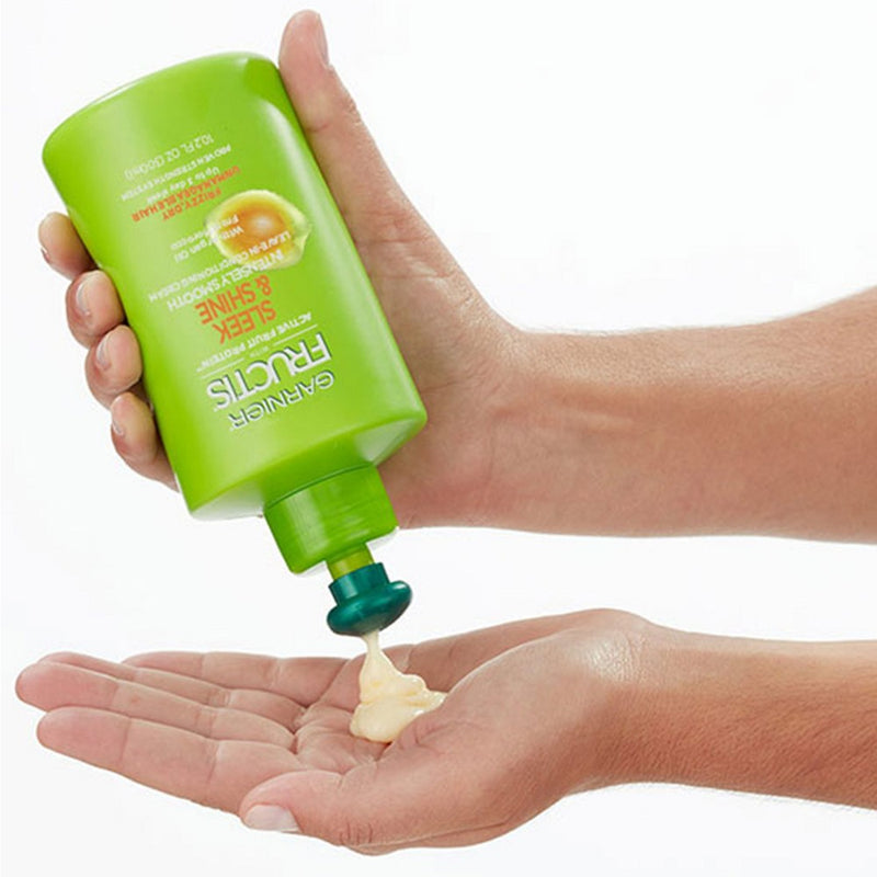 Garnier Fructis Sleek & Shine Intensely Smooth Leave-In Conditioning Cream - 10.2 fl oz