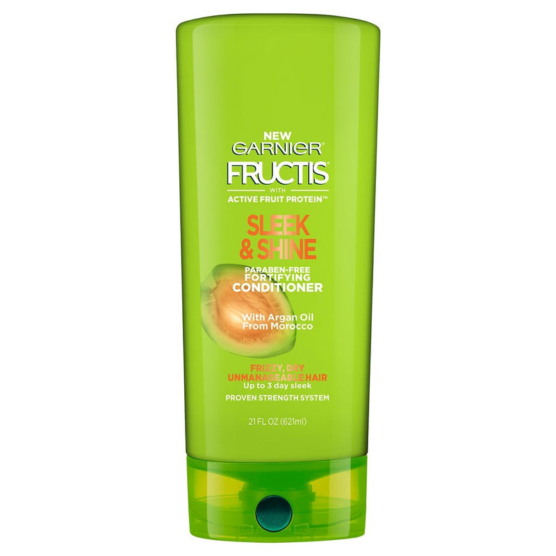 Garnier Fructis Sleek & Shine Conditioner for Frizzy, Dry, Unmanageable Hair - 21 fl oz