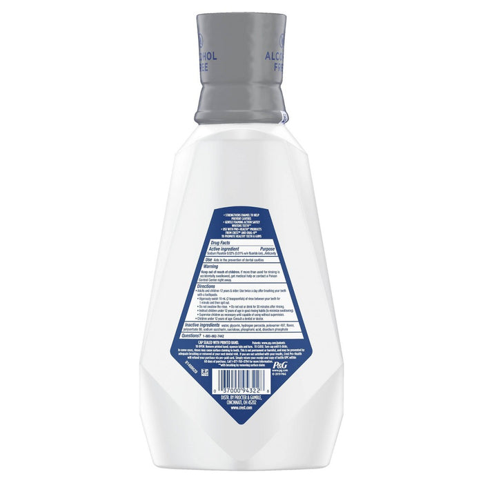 Crest Pro-Health Advanced Alcohol Free Energizing Mint Flavor Mouthwash with Extra Whitening - 32 fl oz