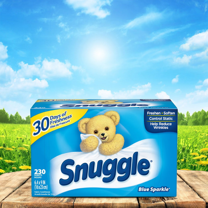 Snuggle Blue Sparkle Fresh Scent Dryer Sheets - 230ct
