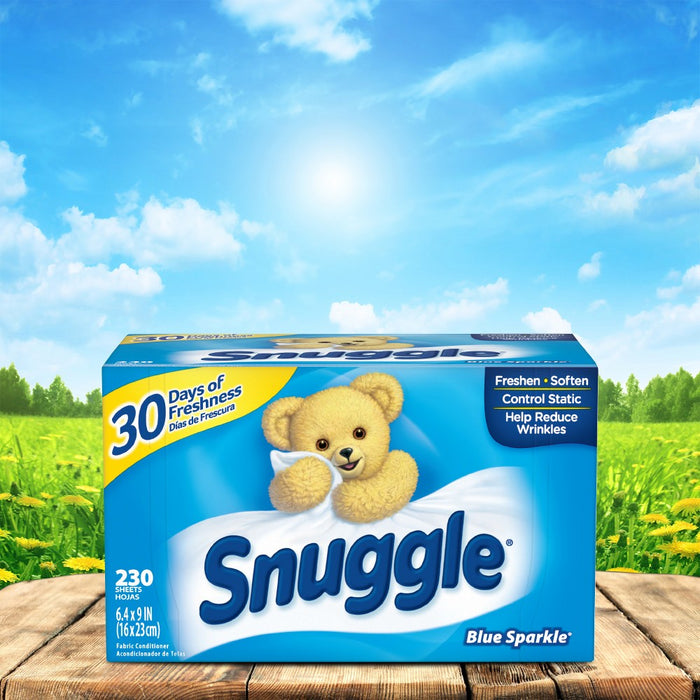 Snuggle Blue Sparkle Fresh Scent Dryer Sheets - 230ct