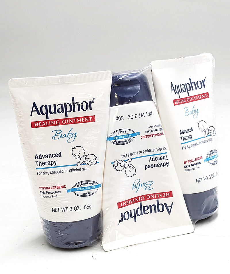 Lot of 3!!! Aquaphor Baby Healing Ointment Advanced Therapy EXPIRES: 11/2026