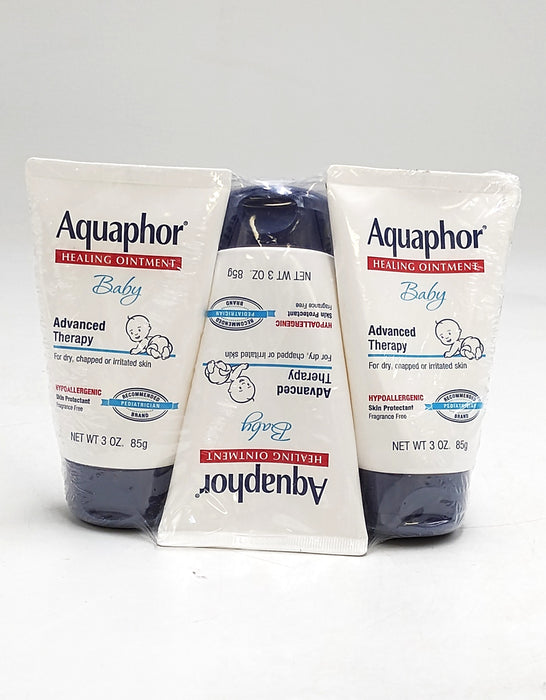 Lot of 3!!! Aquaphor Baby Healing Ointment Advanced Therapy EXPIRES: 11/2026
