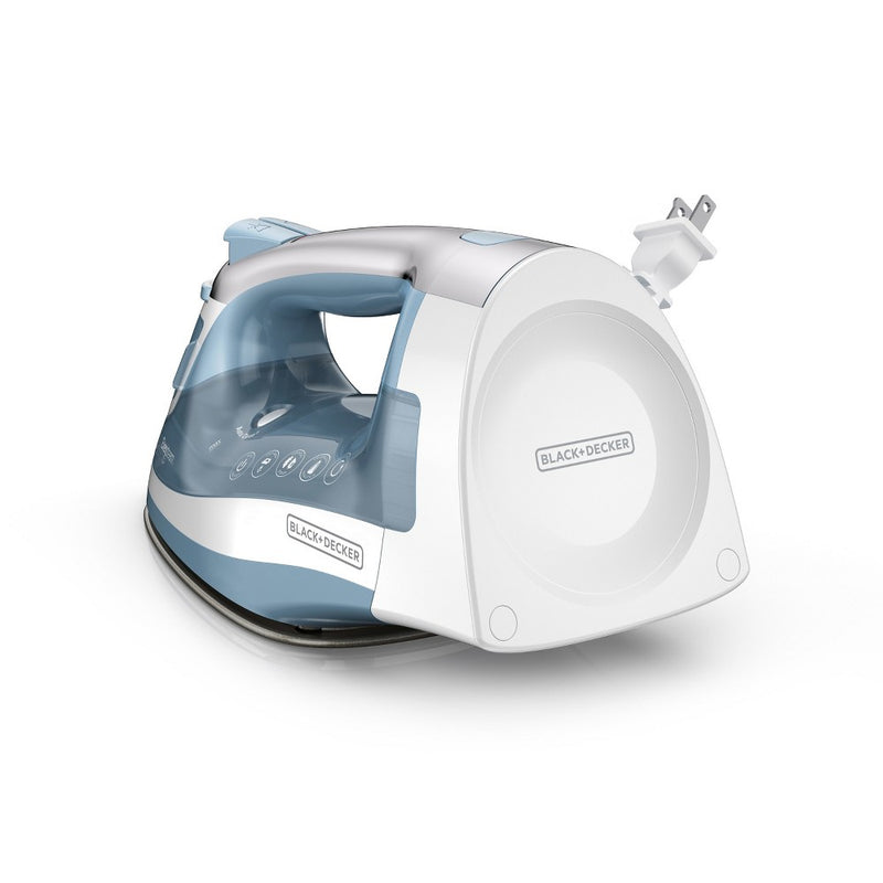 BLACK+DECKER Steam Iron Retractable Cord - Gray