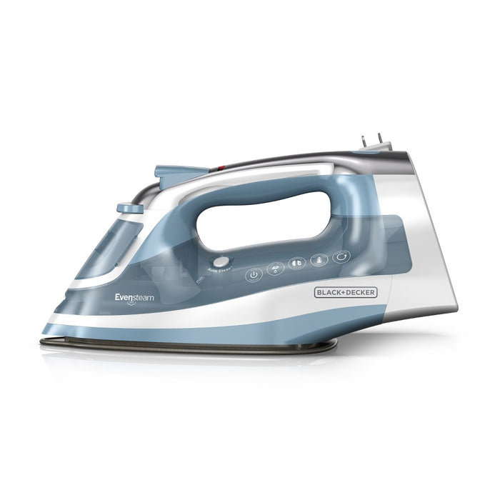 BLACK+DECKER Steam Iron Retractable Cord - Gray