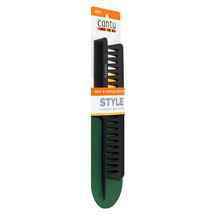 Cantu Style Carbon Fiber Combs - 2ct