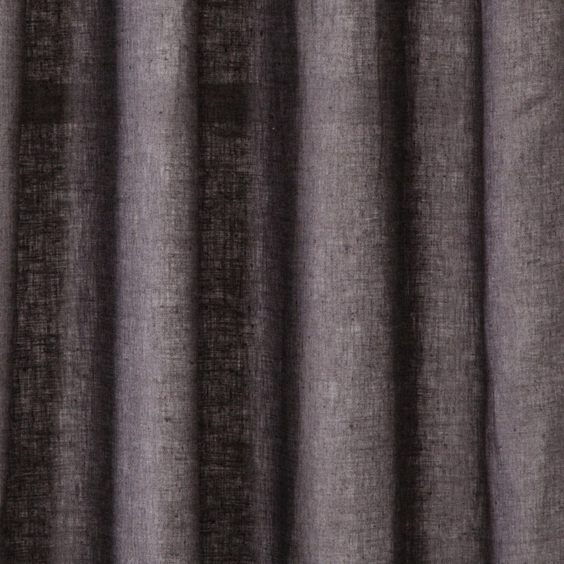 108"x54" Light Filtering Linen Curtain Panel Brown/Dark Gray - Threshold&