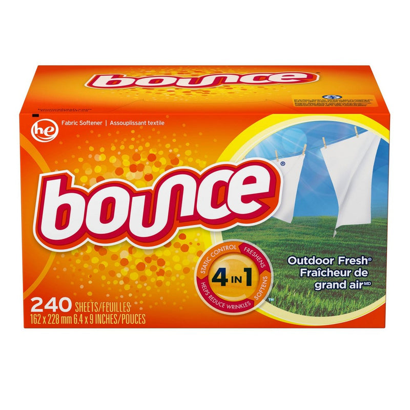 Bounce Outdoor Fresh Fabric Softener Dryer Sheets - 240ct