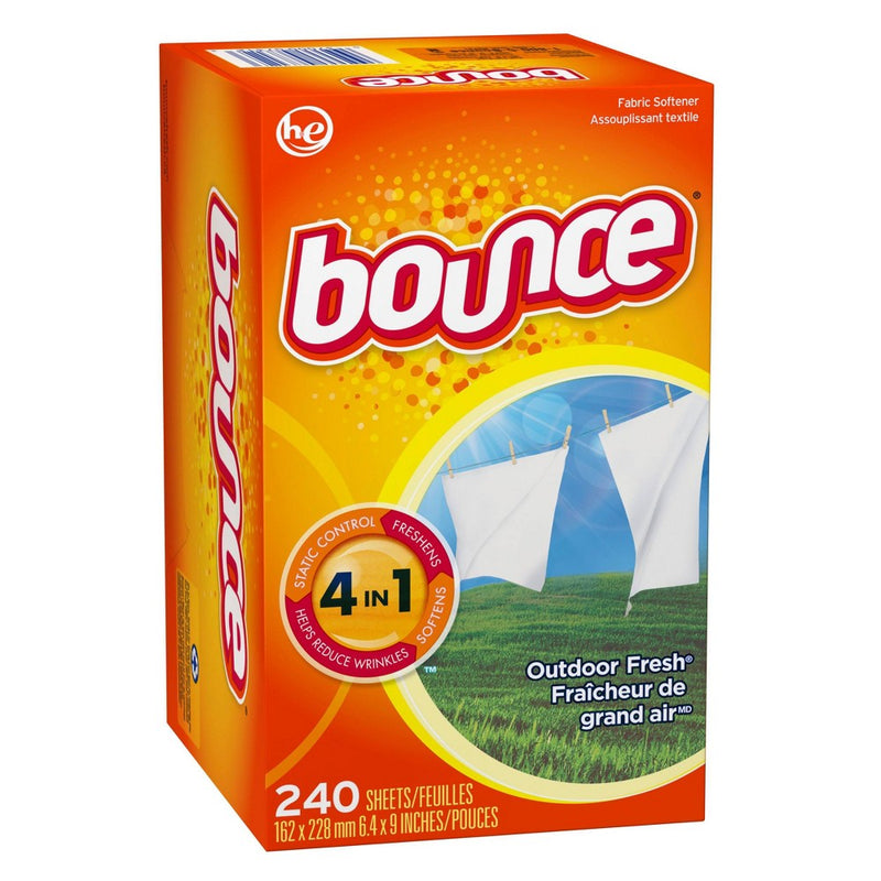 Bounce Outdoor Fresh Fabric Softener Dryer Sheets - 240ct