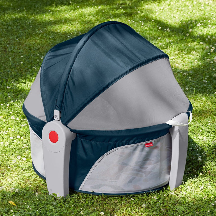 Fisher-Price On the Go Baby Dome Playard - Gray