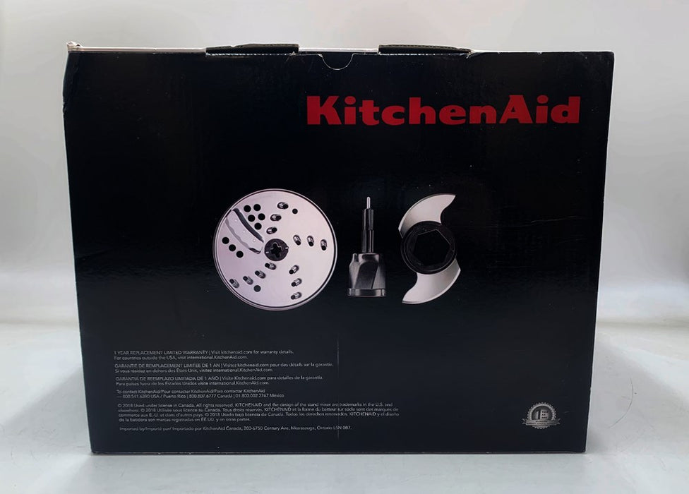 KitchenAid 7 Cup Food Processor - Black KFP0718BM