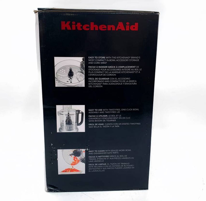 KitchenAid 7 Cup Food Processor - Black KFP0718BM