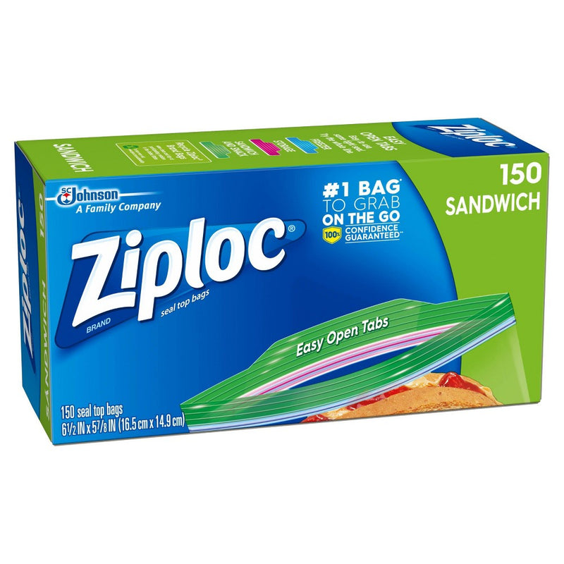 Ziploc Easy to Open Sandwich Bags - 150ct