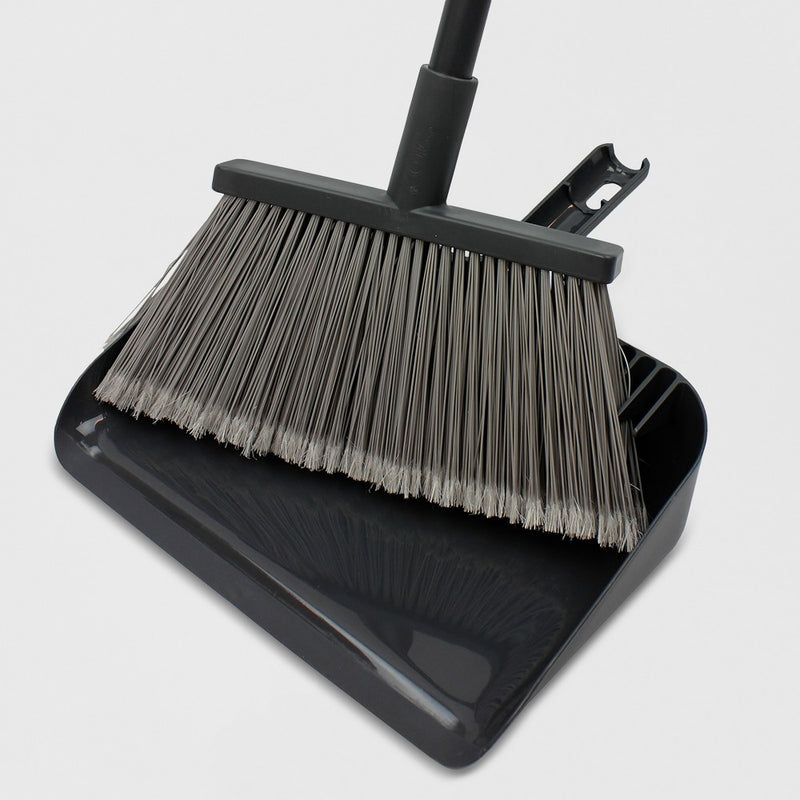 Floor Broom with Clip-on Dust Pan Set - Made By Design& (LOCAL PICKUP ONLY)