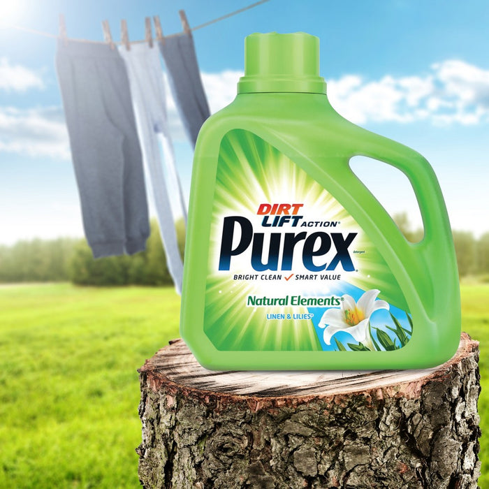 Purex Natural Elements Linen and Lilies HE Liquid Laundry Detergent 150oz- 100 loads