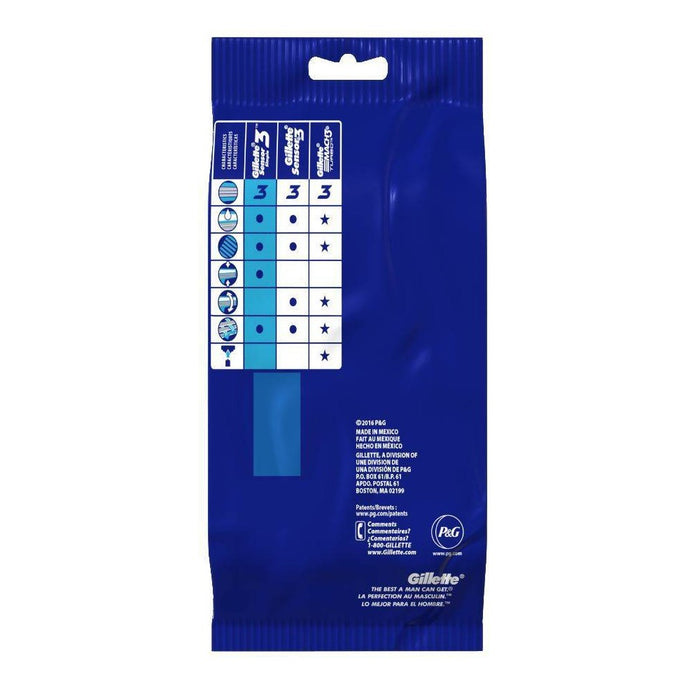 GILLETTE 3SENSOR SIMPLE 3 8 PACK