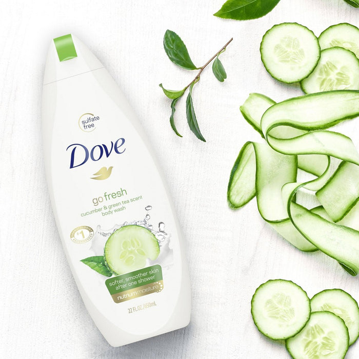 Dove go Fresh Cucumber & Green Tea Body Wash - 22 fl oz