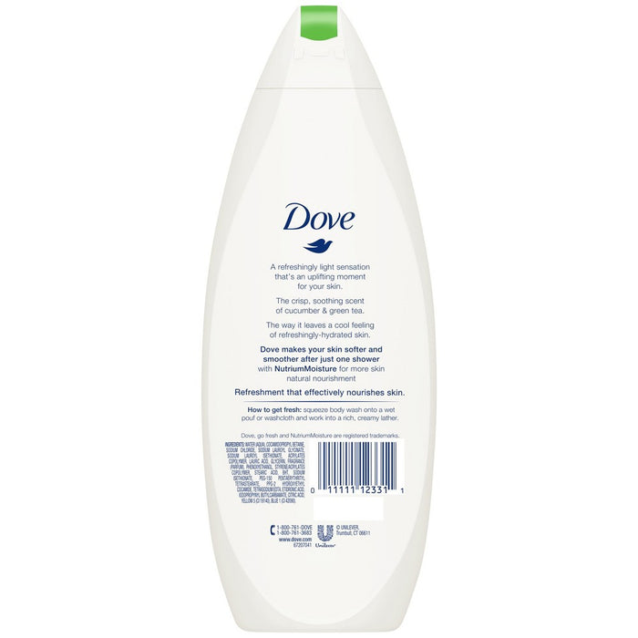 Dove go Fresh Cucumber & Green Tea Body Wash - 22 fl oz