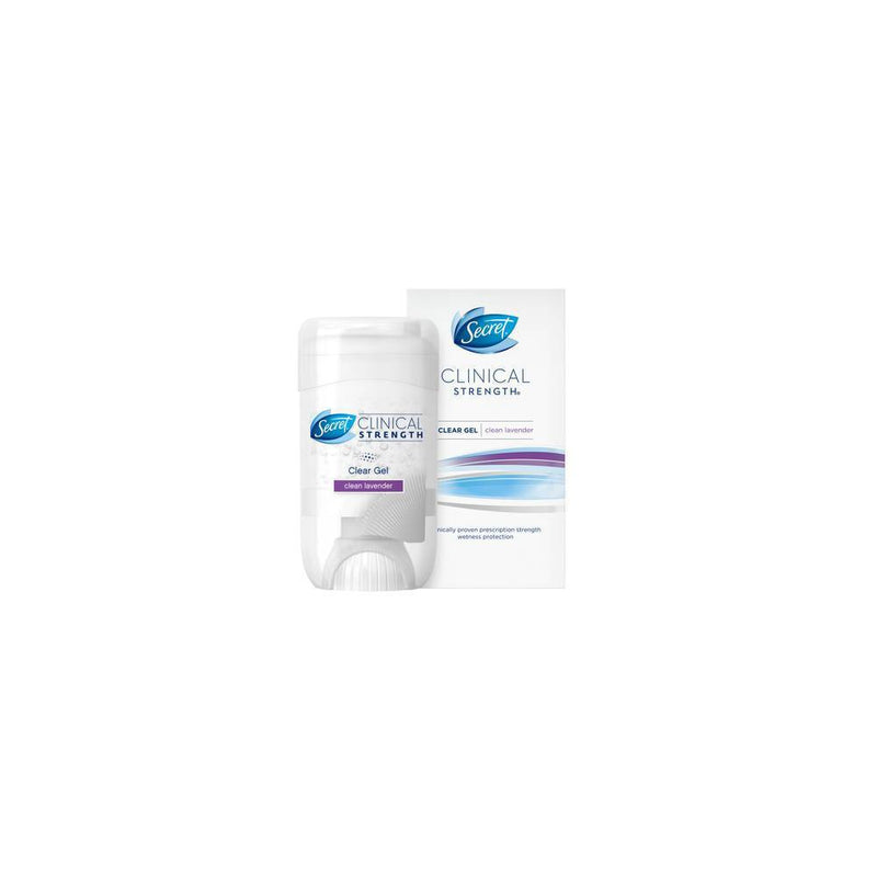 Secret Clinical Strength Clean Lavender Clear Gel Antiperspirant and Deodorant - 1.6oz