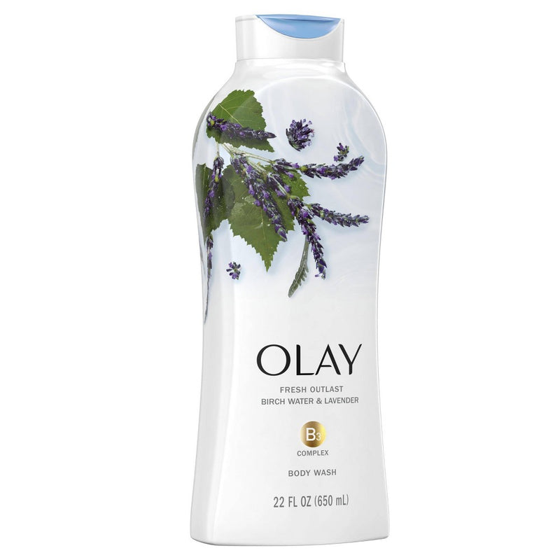 Olay Fresh Outlast Body Wash Birch & Lavender - 22 fl oz