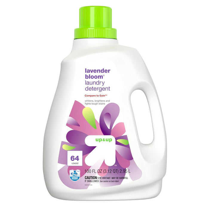 Lavender HE Liquid Laundry Detergent - 100oz - Up&Up&