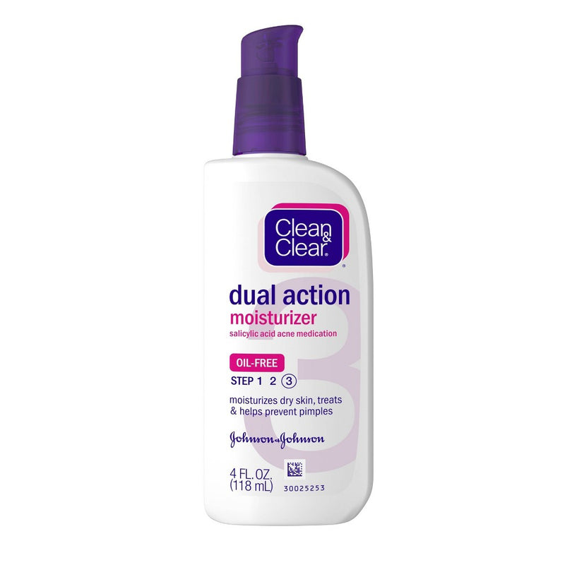 Clean & Clear Essentials Dual Action Facial Moisturizer - 4 fl oz EXPIRES 09/2025