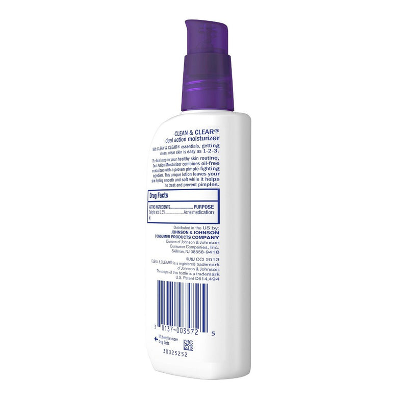 Clean & Clear Essentials Dual Action Facial Moisturizer - 4 fl oz EXPIRES 09/2025