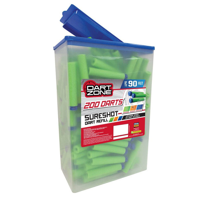 Dart Zone Covert Ops 200ct Dart Refill Box - Universal Compatible Darts