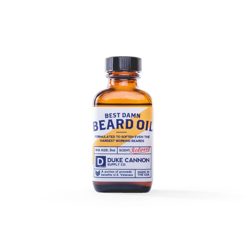 Duke Cannon Best Damn Redwood Beard Oil - 3oz