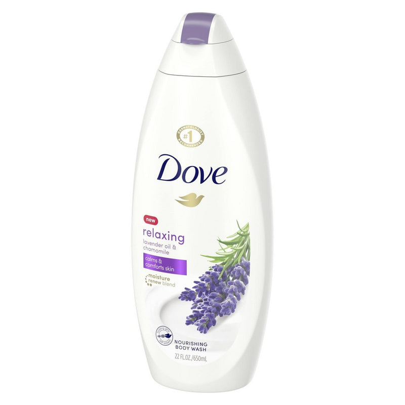 Dove Relaxing Lavender Oil & Chamomile Nourishing Body Wash - 22 fl oz