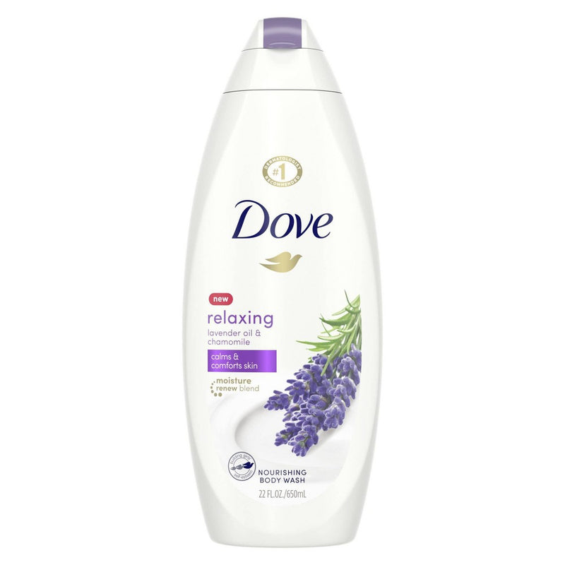 Dove Relaxing Lavender Oil & Chamomile Nourishing Body Wash - 22 fl oz