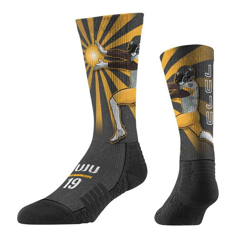 NFL Pittsburgh Steelers John Sherman "JuJu" Smith-Schuster Premium Socks - M/L