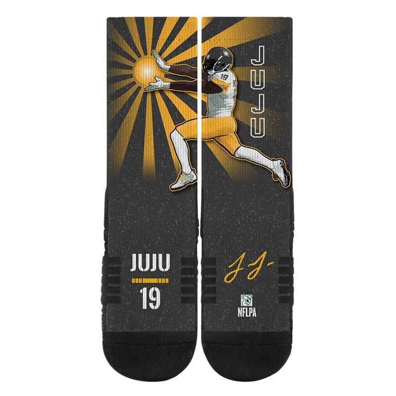 NFL Pittsburgh Steelers John Sherman "JuJu" Smith-Schuster Premium Socks - M/L