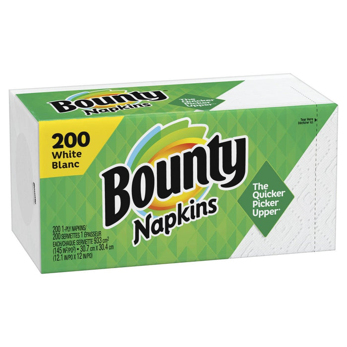 Bounty Quilted White Paper Napkins - 200ct