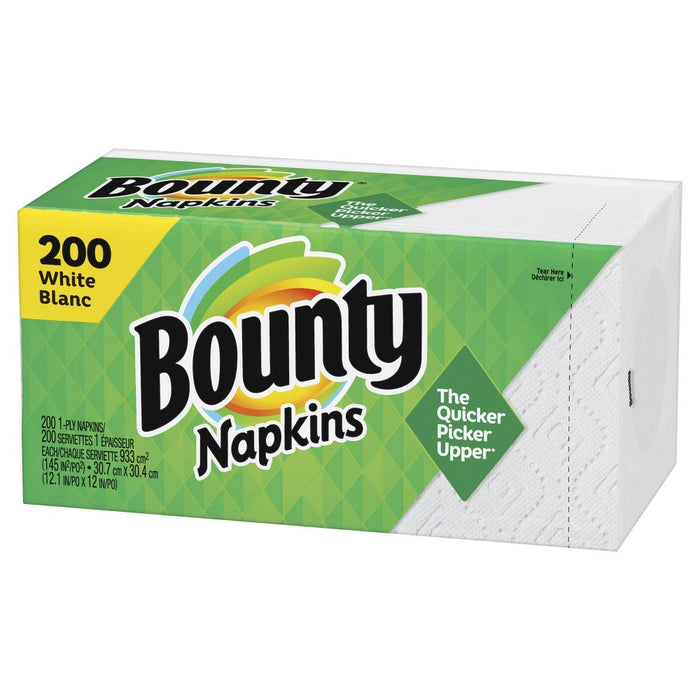 Bounty Quilted White Paper Napkins - 200ct