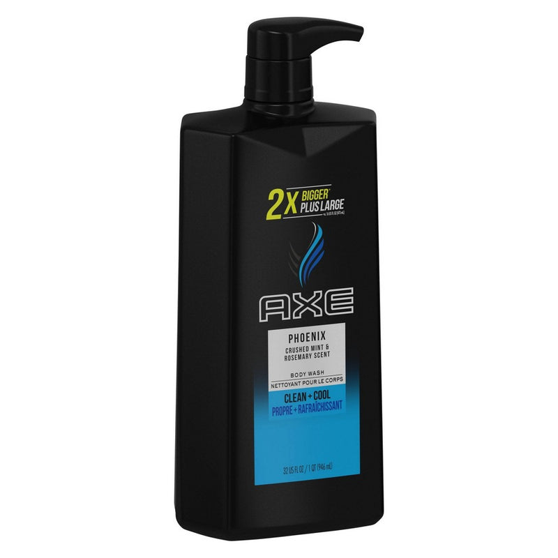 AXE Phoenix Clean + Cool Crushed Mint & Rosemary Scent Body Wash Soap - 32 fl oz