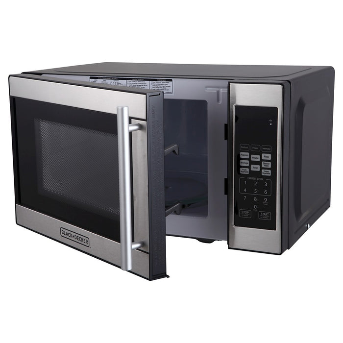 BLACK+DECKER 0.7 cu ft 700W Microwave Oven - Black EM720CPN-P (LOCAL PICKUP ONLY)