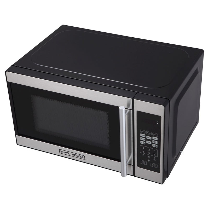 BLACK+DECKER 0.7 cu ft 700W Microwave Oven - Black EM720CPN-P (LOCAL PICKUP ONLY)