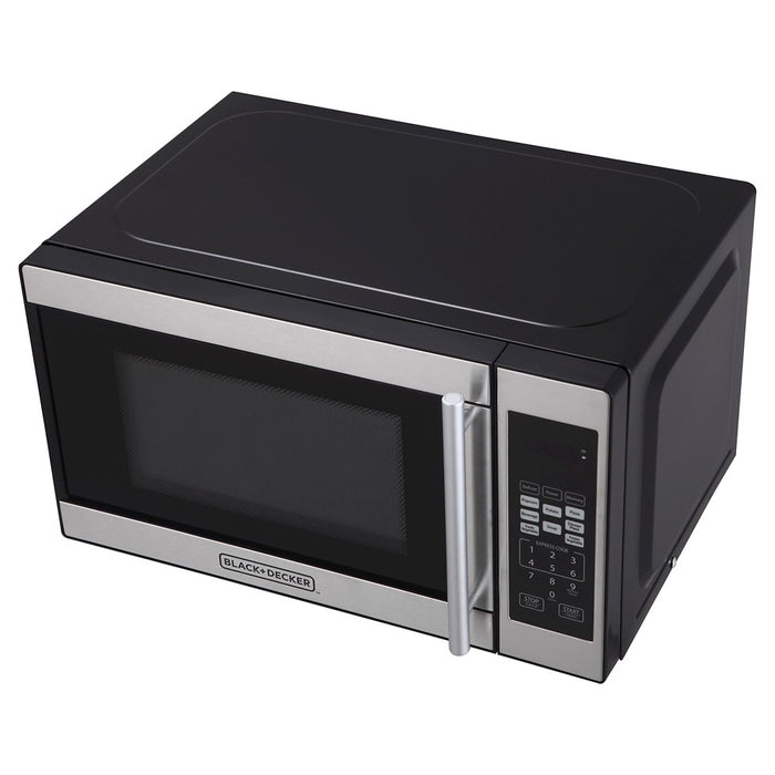 BLACK+DECKER 0.7 cu ft 700W Microwave Oven - Black EM720CPN-P (LOCAL PICKUP ONLY)