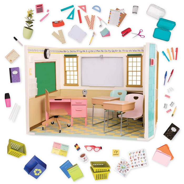 Our Generation Awesome Academy School Room for 18 in Dolls (LOCAL PICKUP ONLY)