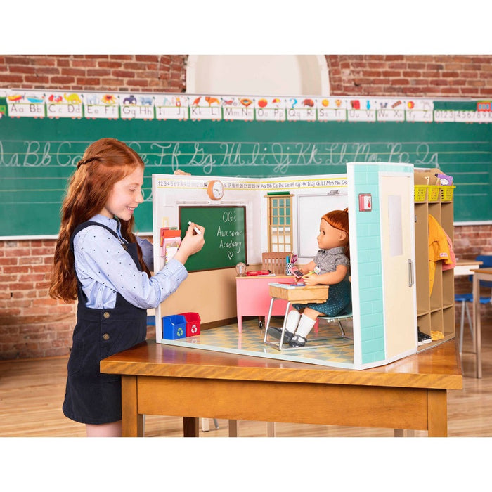 Our Generation Awesome Academy School Room for 18 in Dolls (LOCAL PICKUP ONLY)