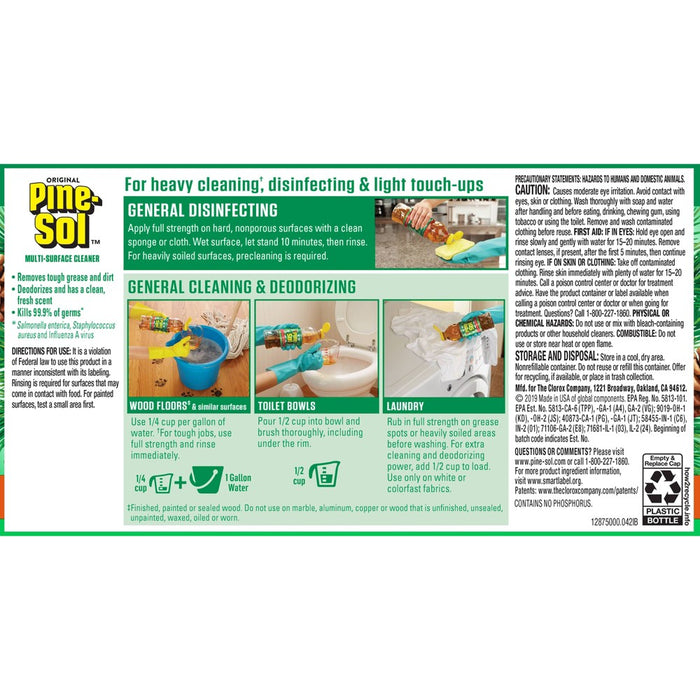 Pine-Sol All Purpose Cleaner - Original Pine - 100oz