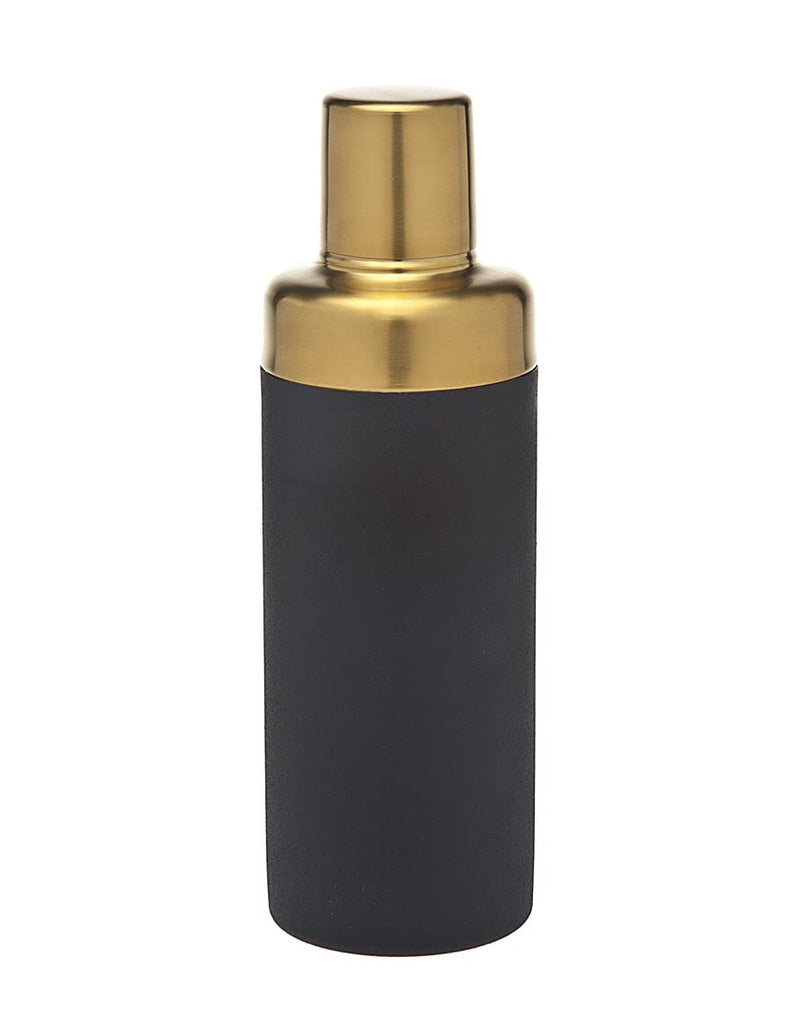 Godinger Cocktail Shaker Martini Shaker - Black And Gold