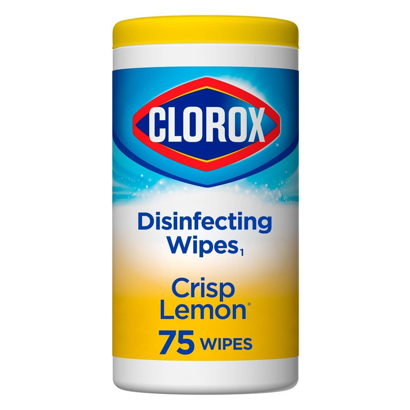 Clorox Disinfecting Wipes Bleach Free Cleaning Wipes - Crisp Lemon - 75ct