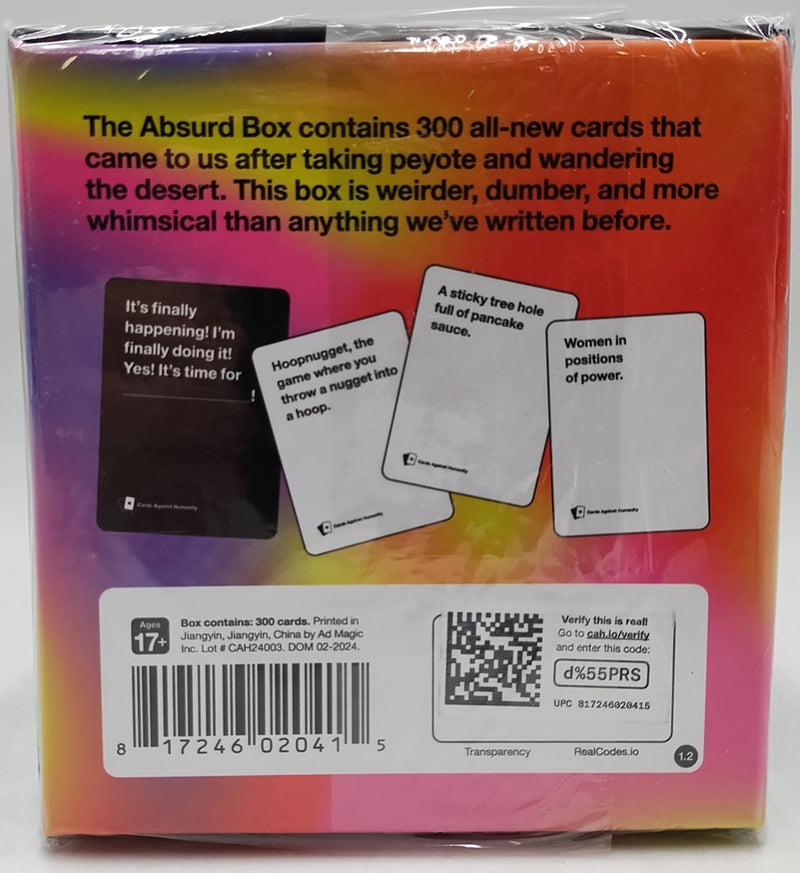Cards Against Humanity Absurd Box Card Game